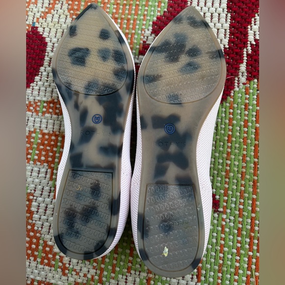 ❌SOLD❌ Rothy's Blush Points w tortoise soles retired ballet pink rose size 8 - Picture 4 of 6